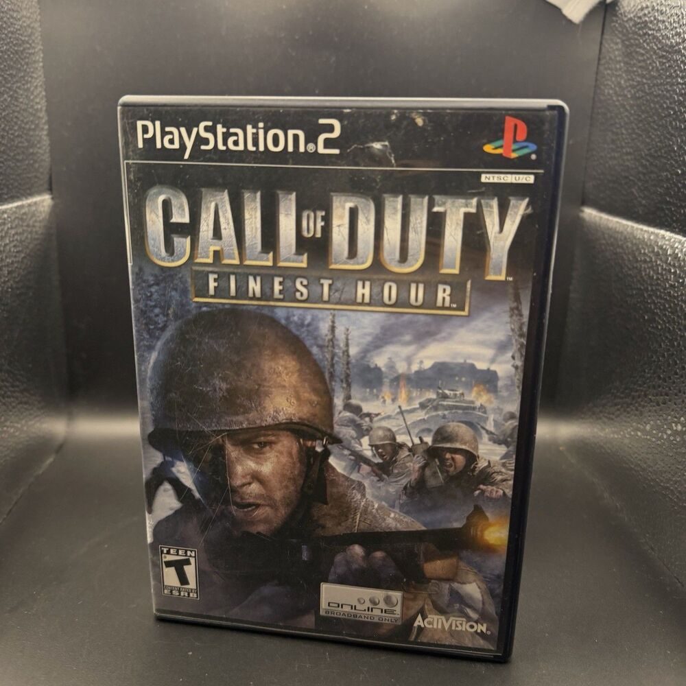 Call of Duty: Finest Hour (Sony PlayStation 2, 2004) PS2  TESTED